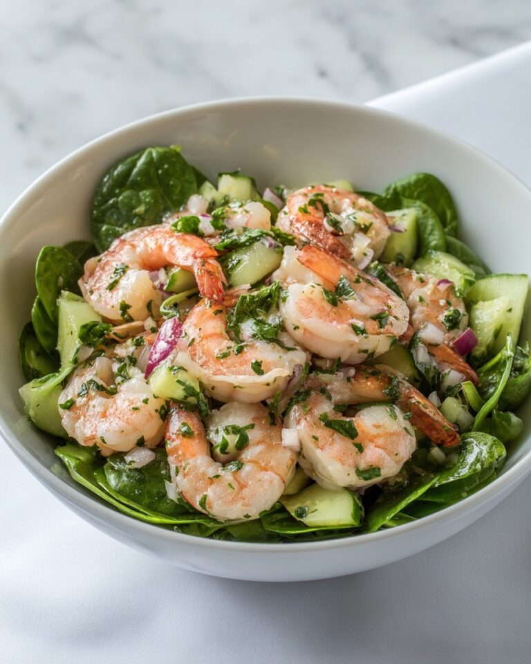 Creamy Shrimp Salad with Fresh Vegetables Recipe