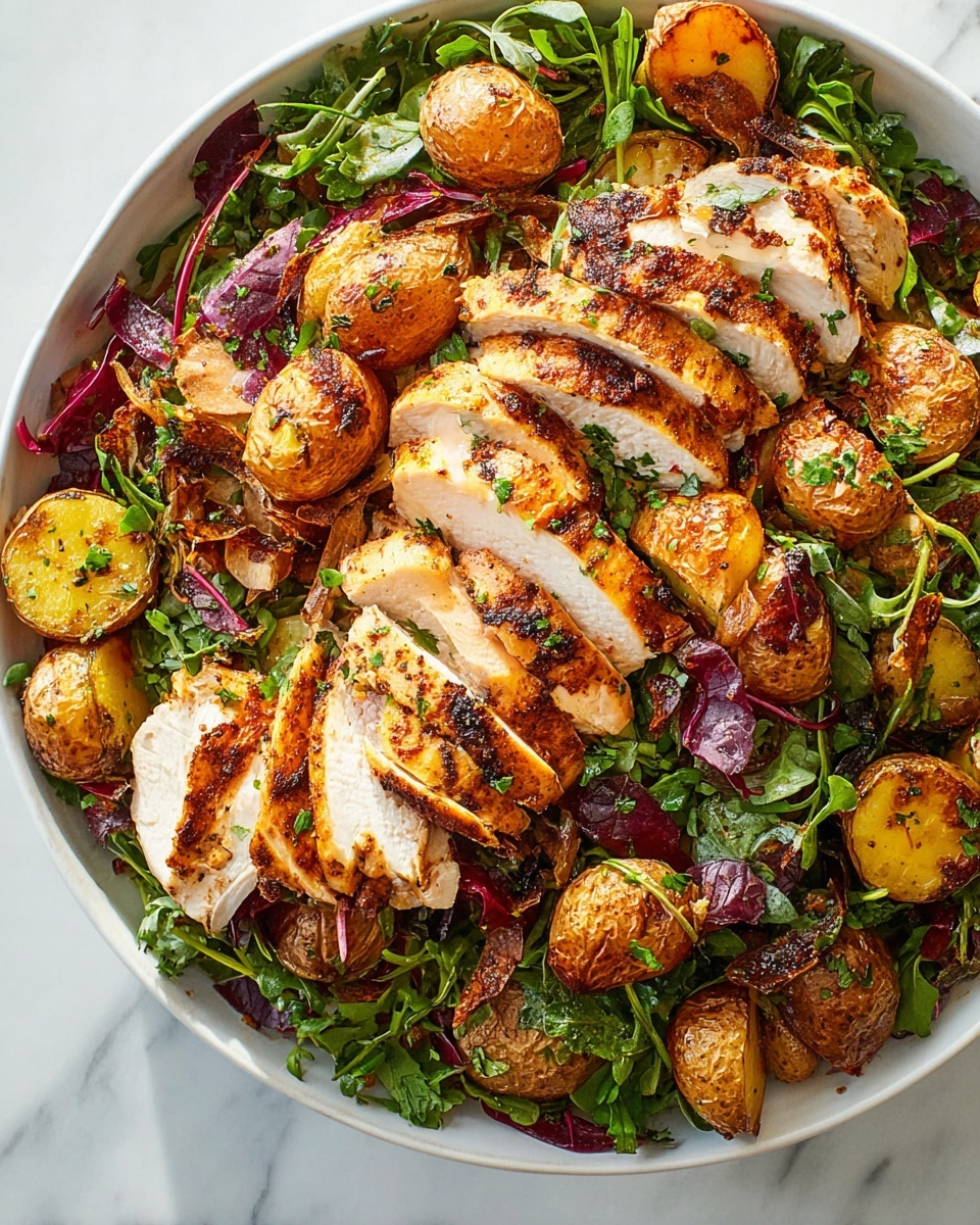 Roasted Chicken and Bread Salad with Fresh Herbs Recipe - Recipe Image