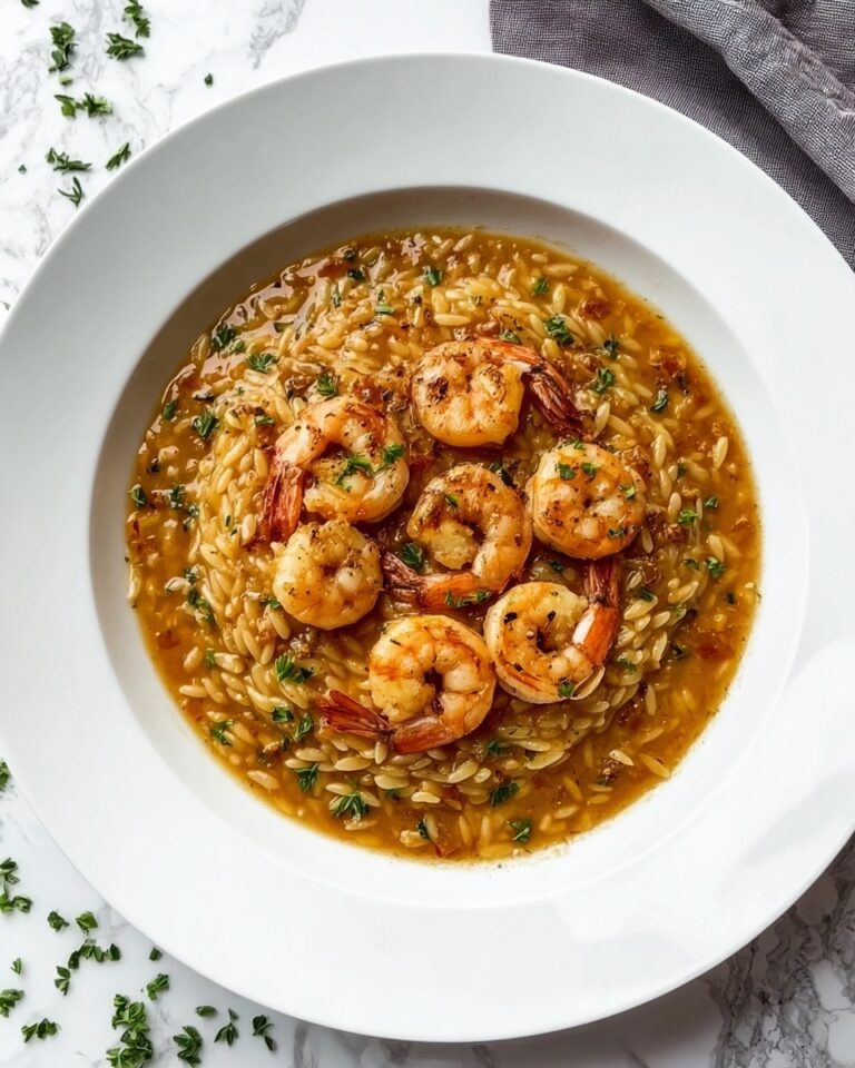 Fresh Tomato and Saffron King Prawn Orzo Recipe