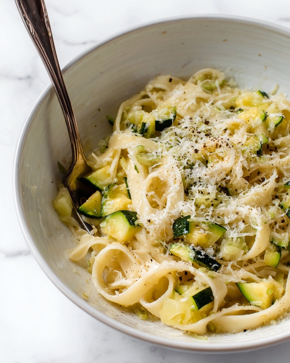 Simple Fresh Zucchini Pasta Sauce Recipe - Recipe Image