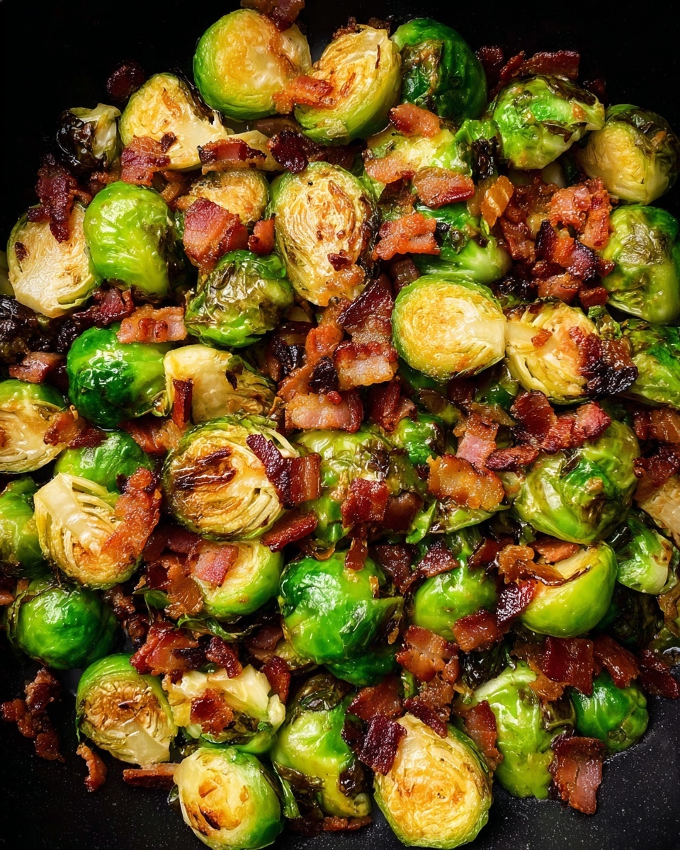 Crispy Brussels Sprouts with Bacon Recipe - Recipe Image
