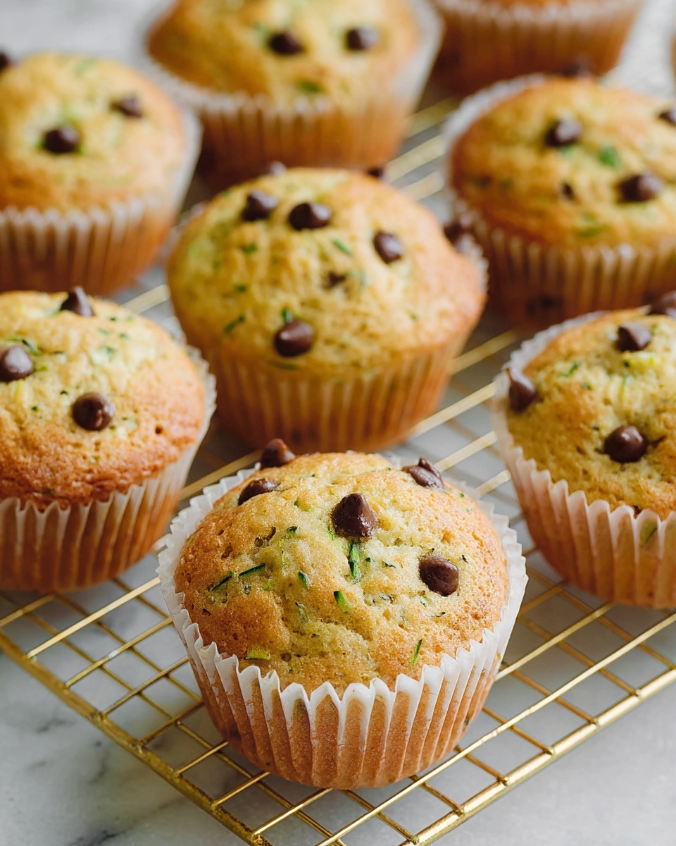Zucchini Muffins with Chocolate Chips Recipe - Recipe Image