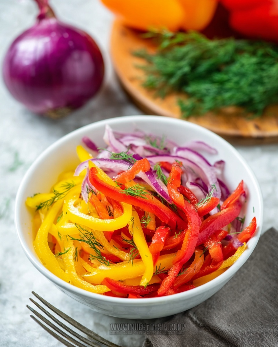 Zesty Mini Bell Pepper Salad Recipe - Recipe Image