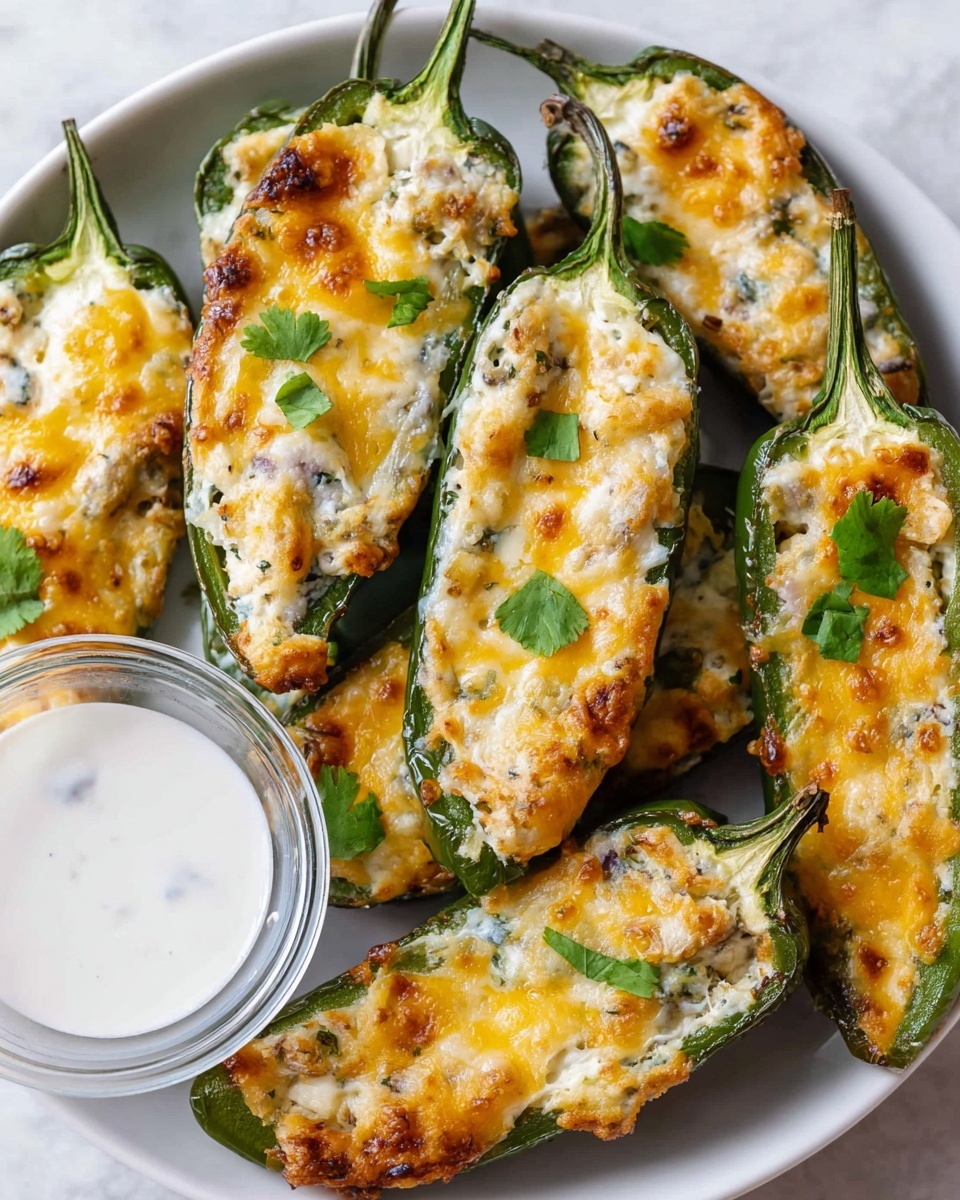 Baked Jalapeno Poppers with Cream Cheese, Bacon, and Cheddar Recipe - Recipe Image