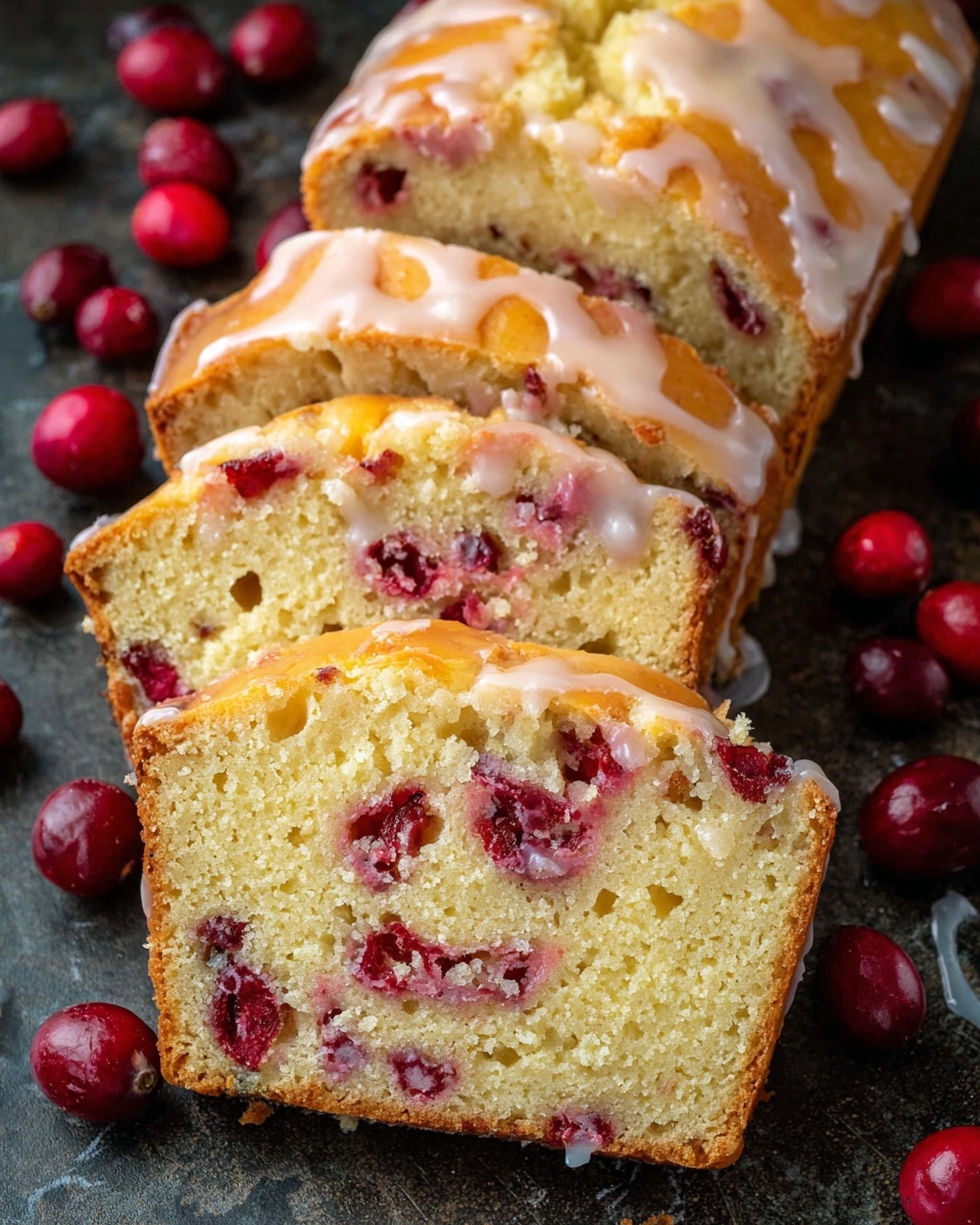 Cranberry Bread with Orange Glaze Recipe - Recipe Image