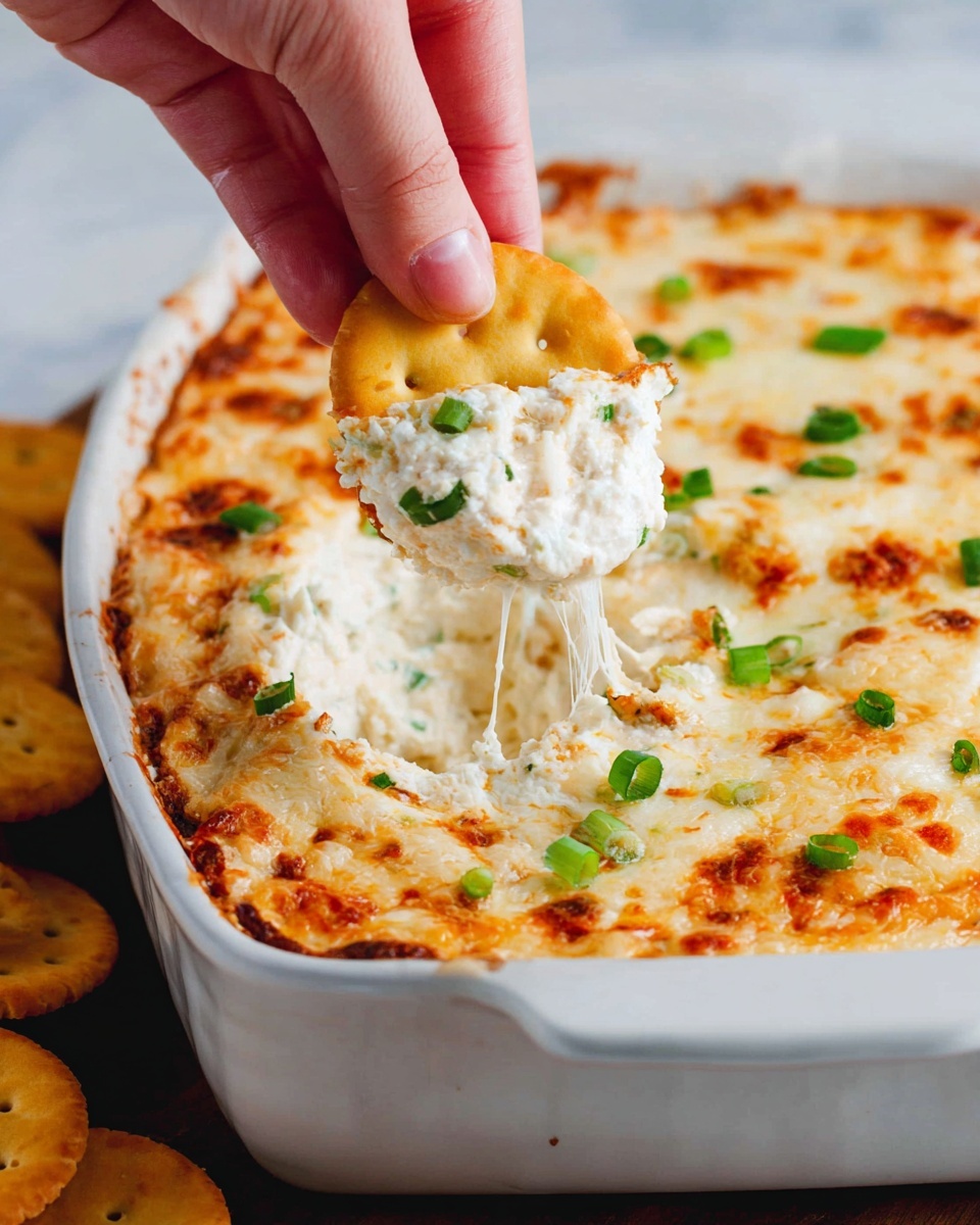 Creamy Crab Dip with Mozzarella and Chives Recipe - Recipe Image