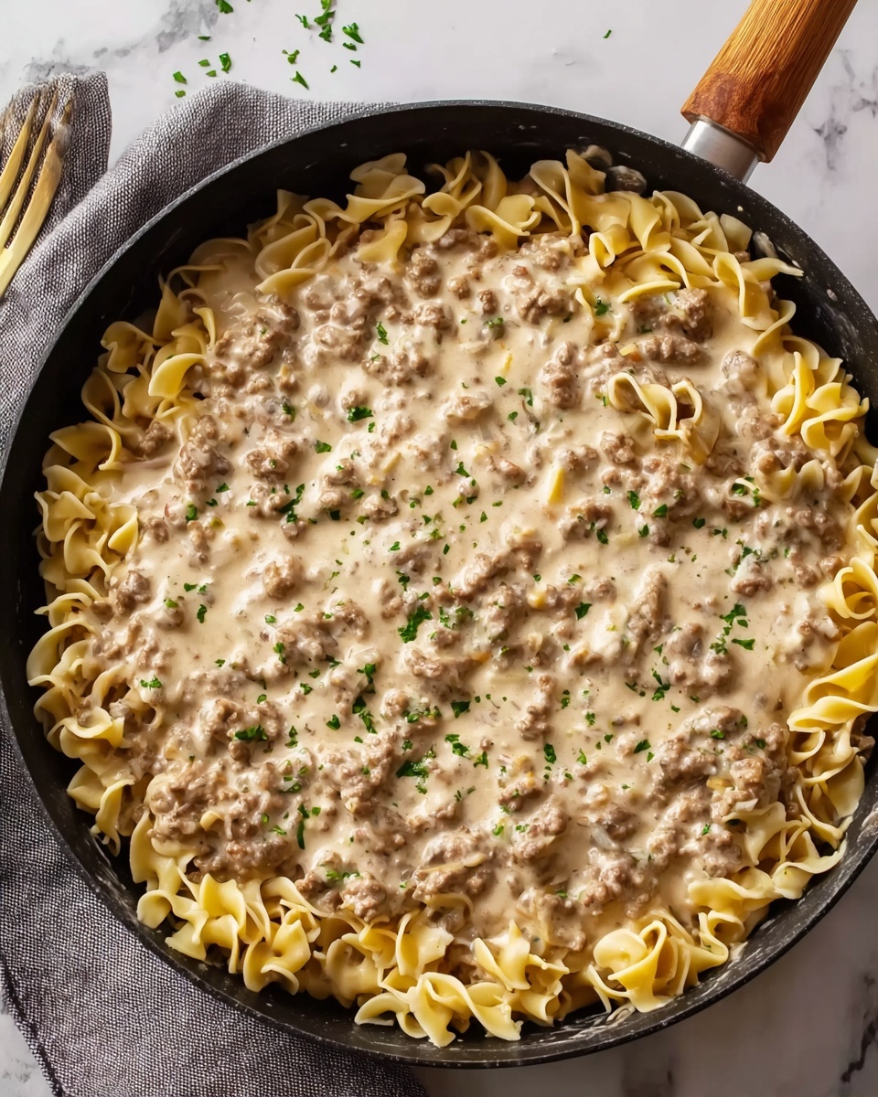 Comforting Ground Beef Stroganoff Your Whole Family Will Love Recipe - Recipe Image