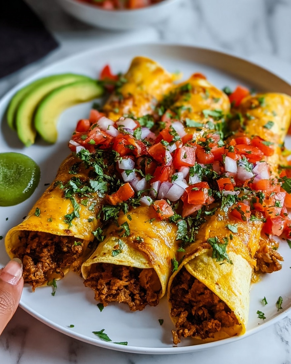 Crispy & Irresistible Homemade Taquitos Recipe - Recipe Image