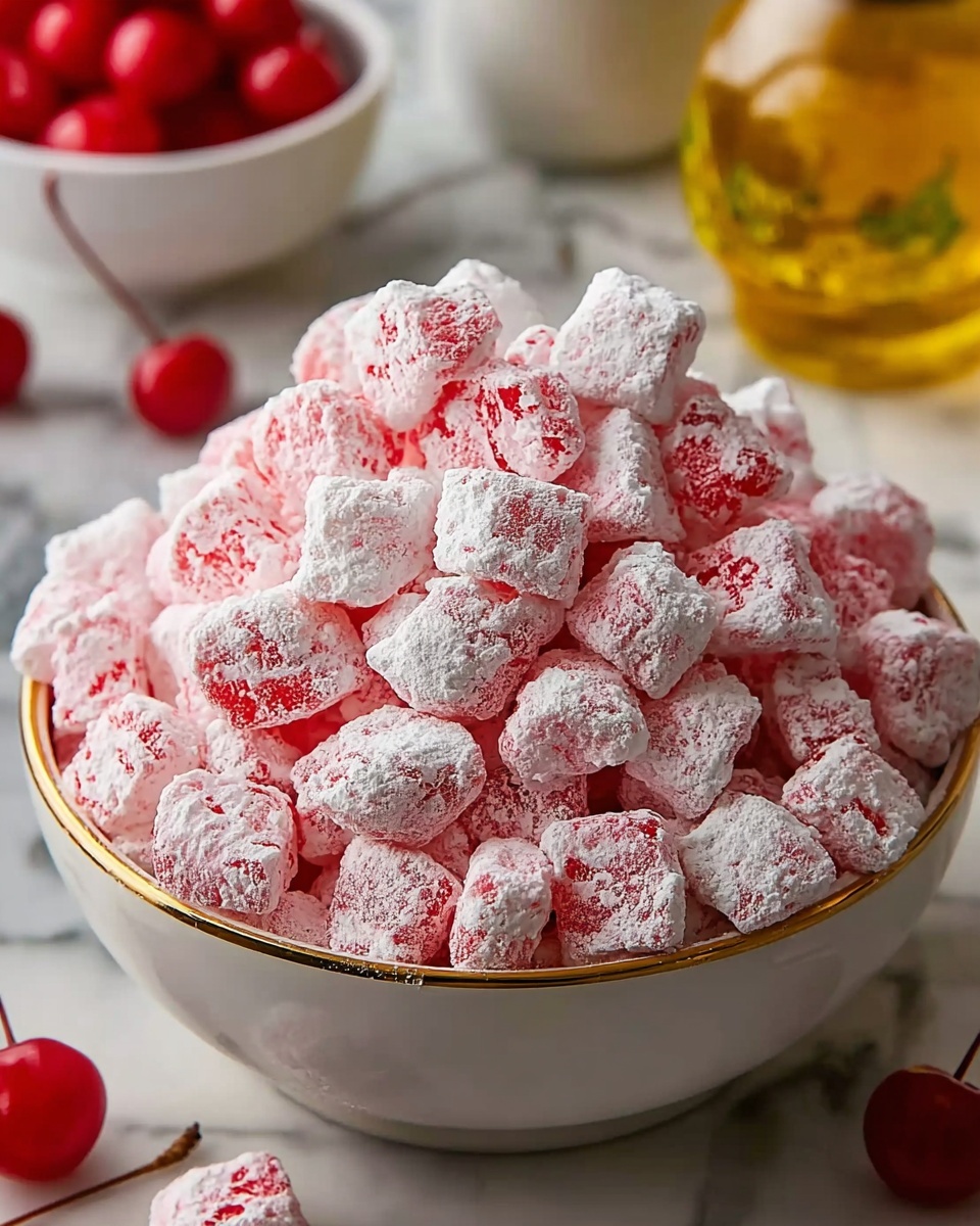 Cherry Cheesecake Puppy Chow Recipe - Recipe Image