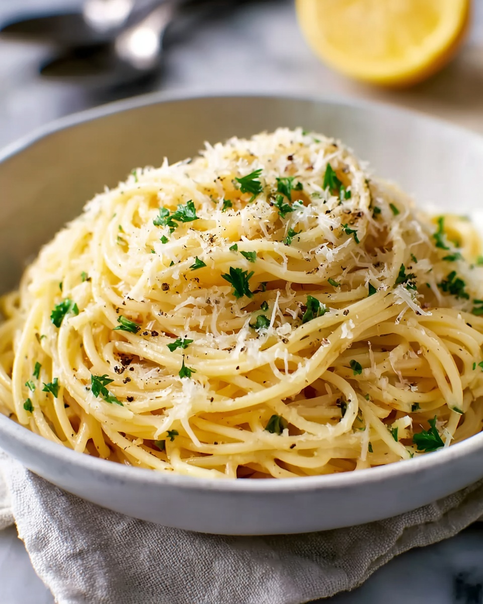 Lemon Garlic Pasta – Quick and Easy Dinner Recipe - Recipe Image