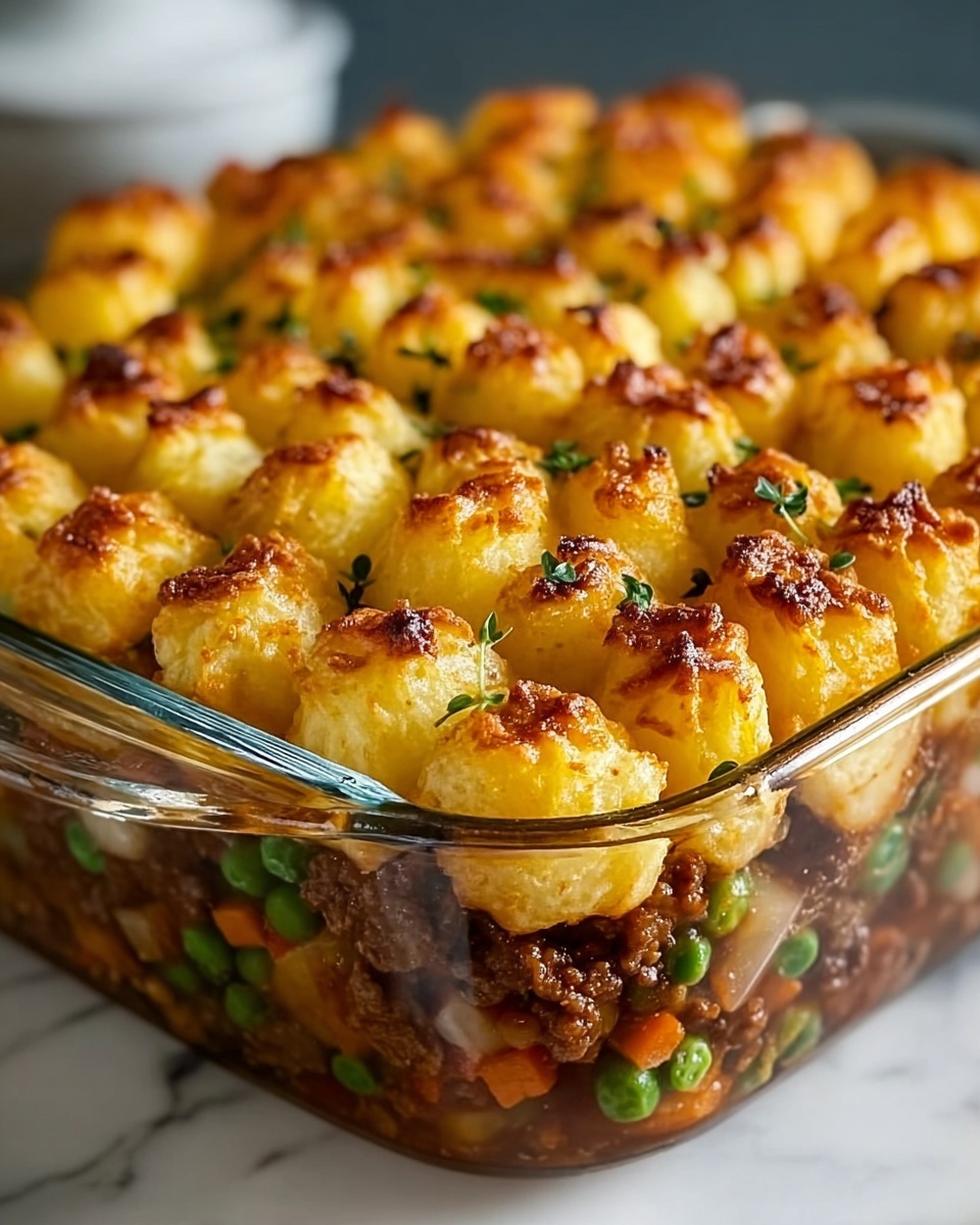 Shepherd’s Pie Tater Tot Casserole Recipe - Recipe Image