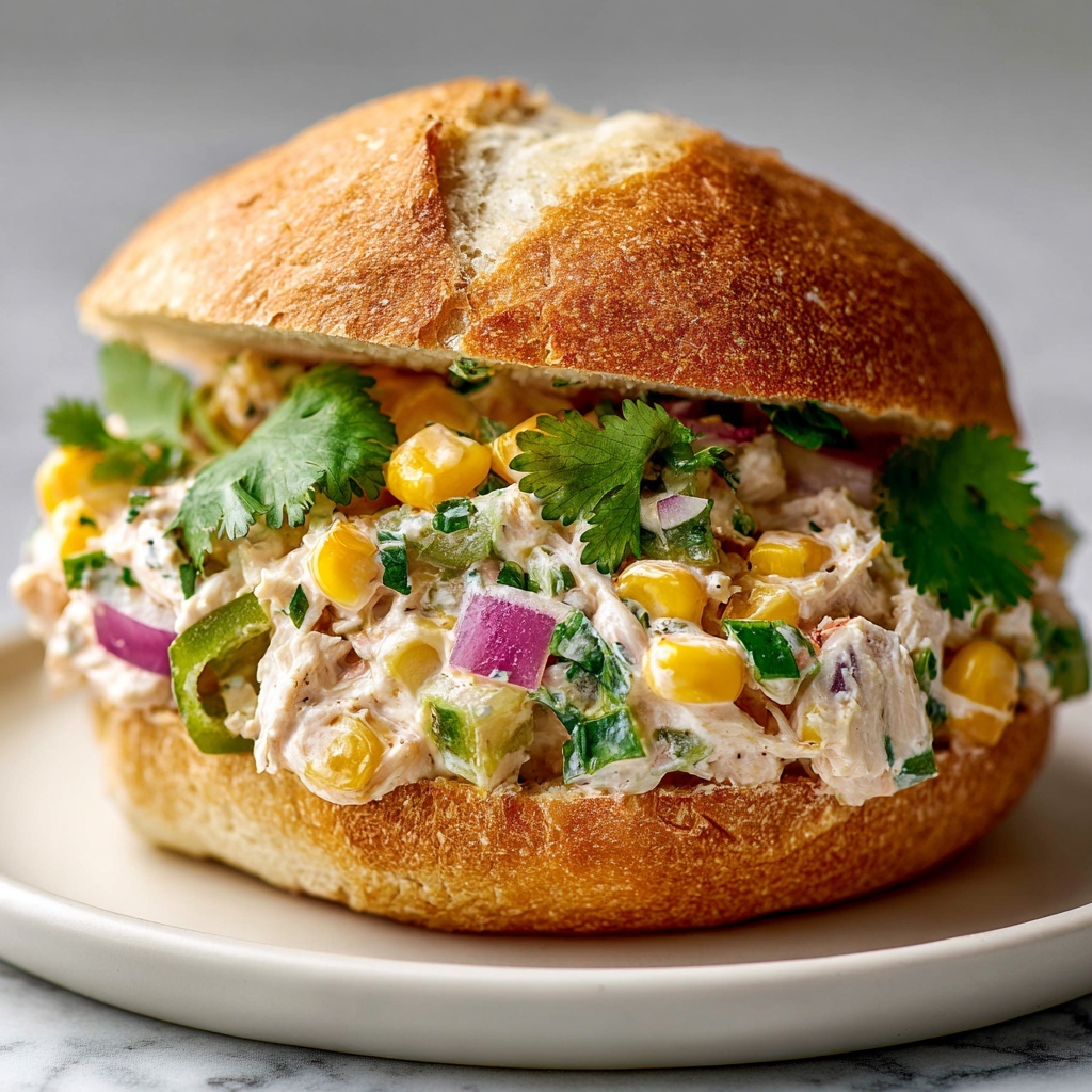 Mexican Chicken Salad Sandwiches Recipe - Recipe Image