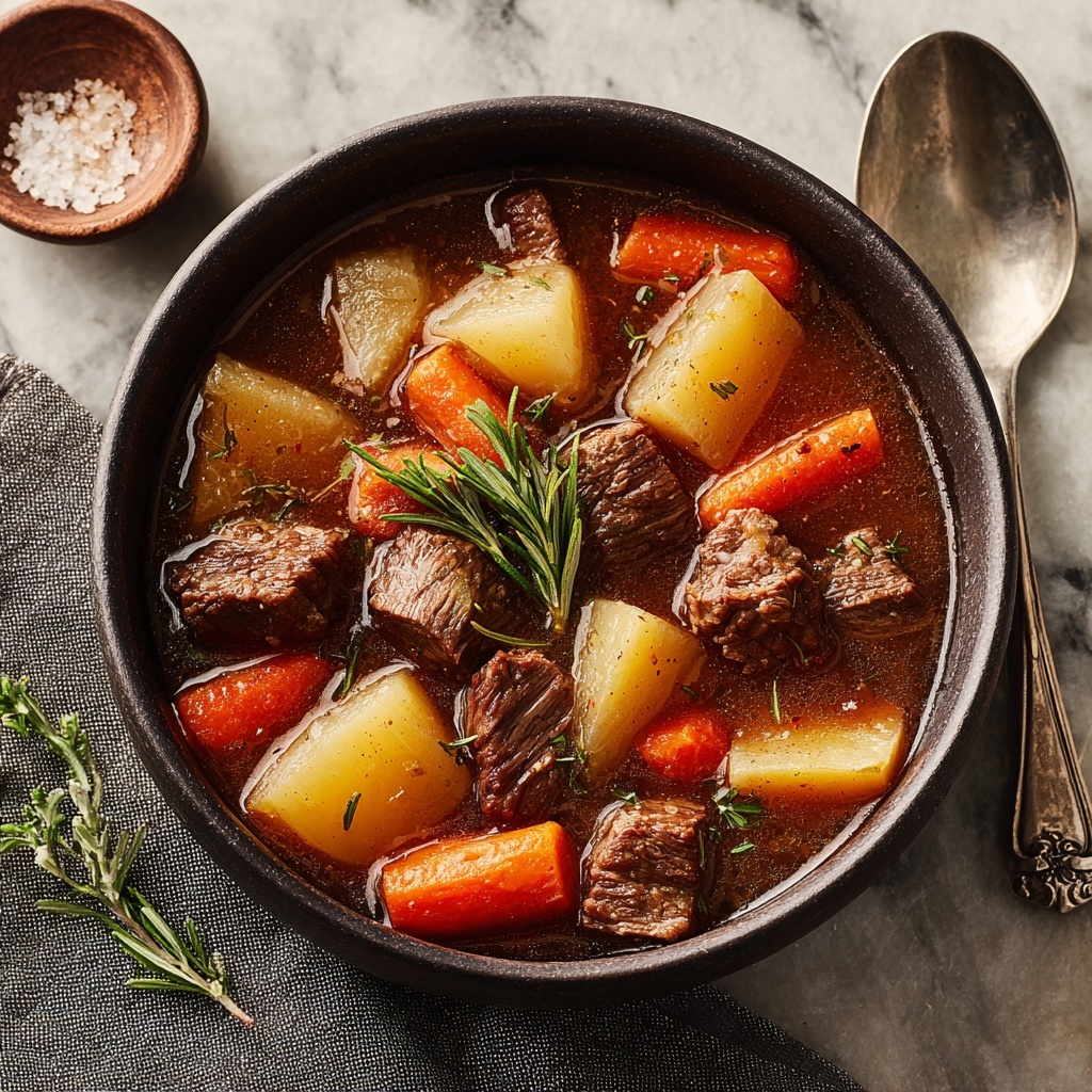 Hearty Beef Stew with Root Vegetables Recipe - Recipe Image