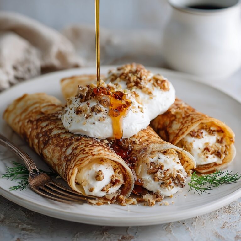 Pumpkin Spice Crêpes with Mascarpone and Gingersnaps Recipe