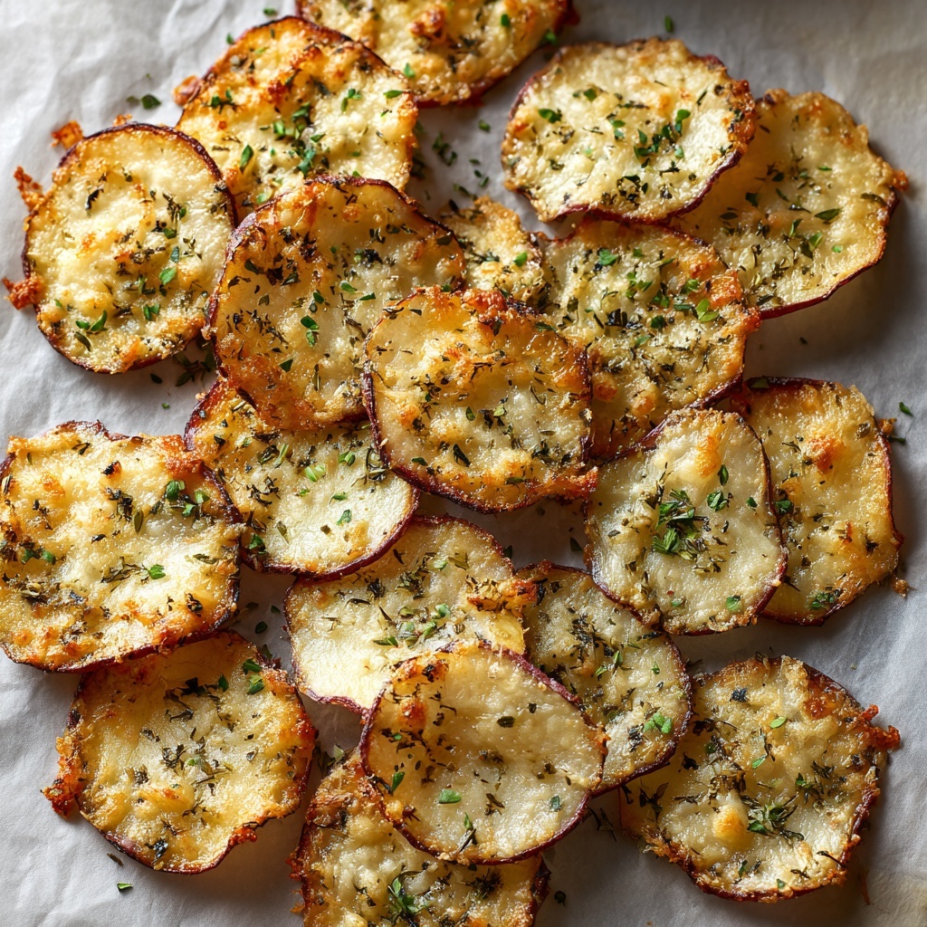 Cheddar & Herb Apple Chips Recipe - Recipe Image