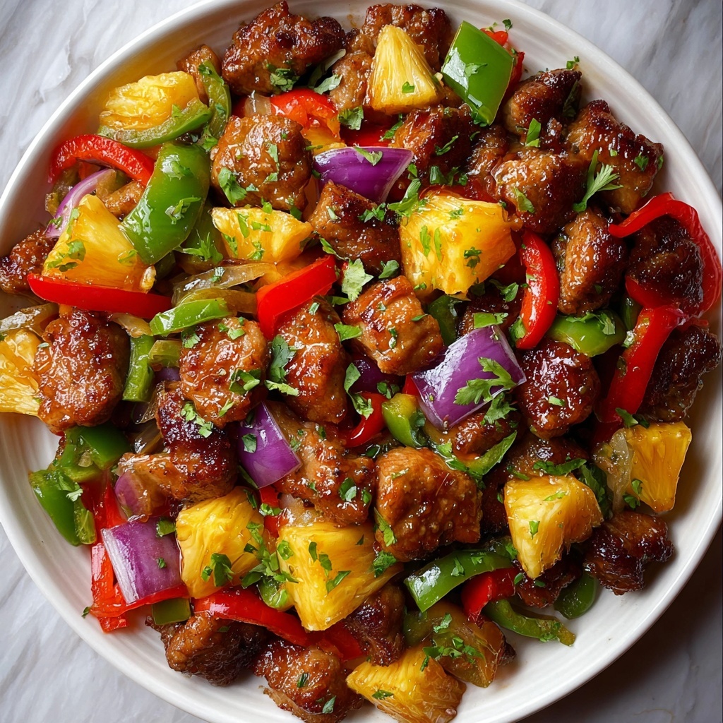 Hawaiian Chicken Sheet Pan Dinner Recipe - Recipe Image