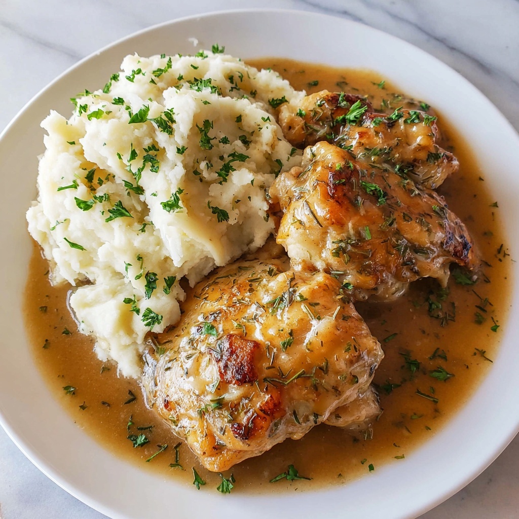 Crockpot Chicken and Gravy Recipe - Recipe Image