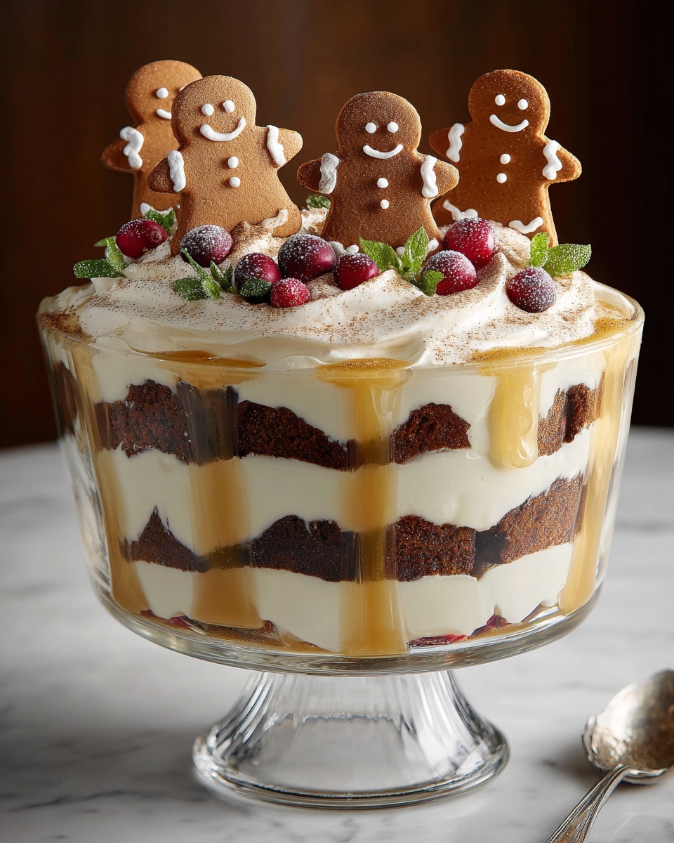 Festive Gingerbread Trifle Recipe - Recipe Image