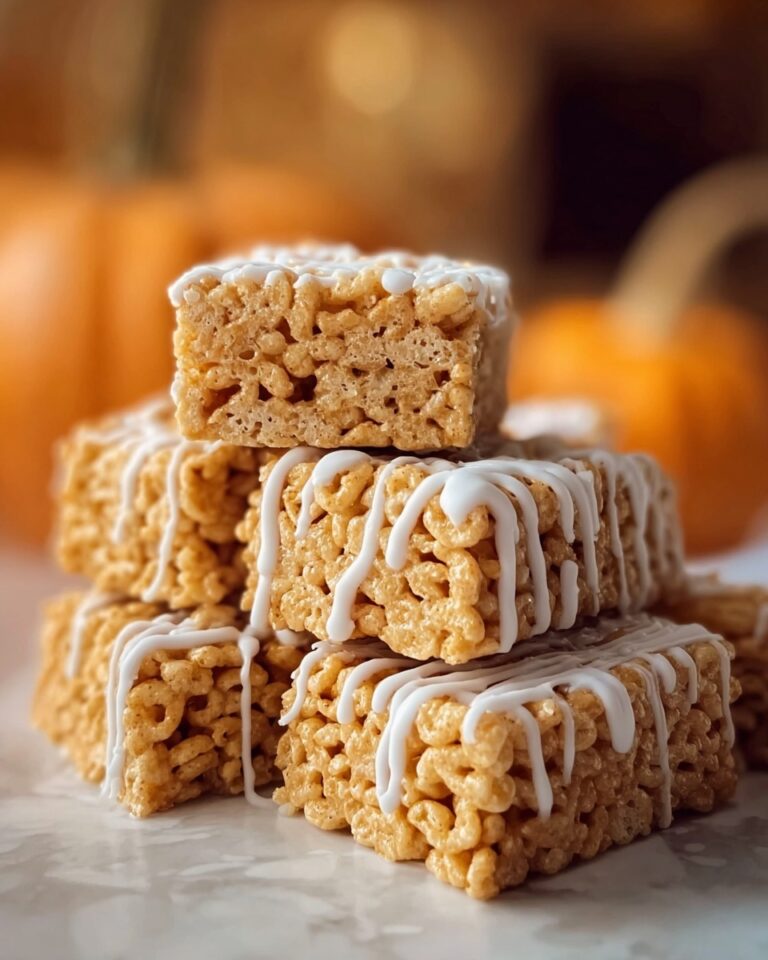Pumpkin Spice Rice Krispie Treats Recipe