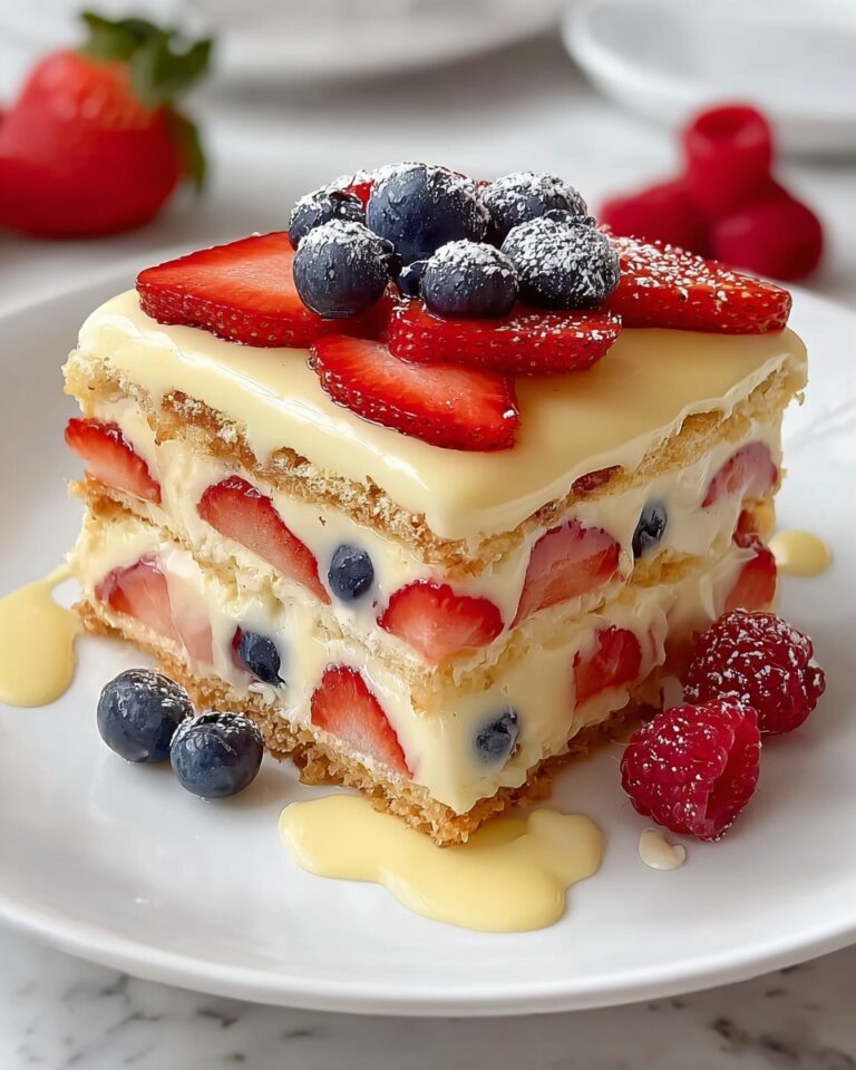 Summer Berry Bliss Icebox Delight Recipe