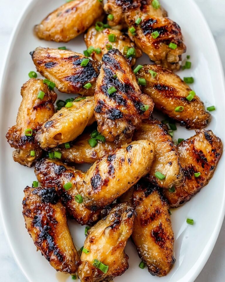 Grilled Honey Garlic Chicken Wings Recipe