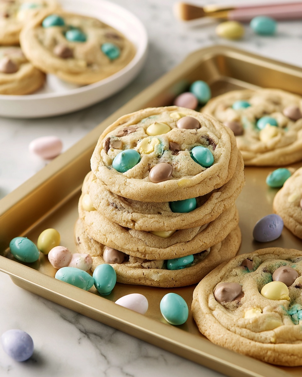 Cadbury Mini Egg Chocolate Chip Cookies Recipe - Recipe Image