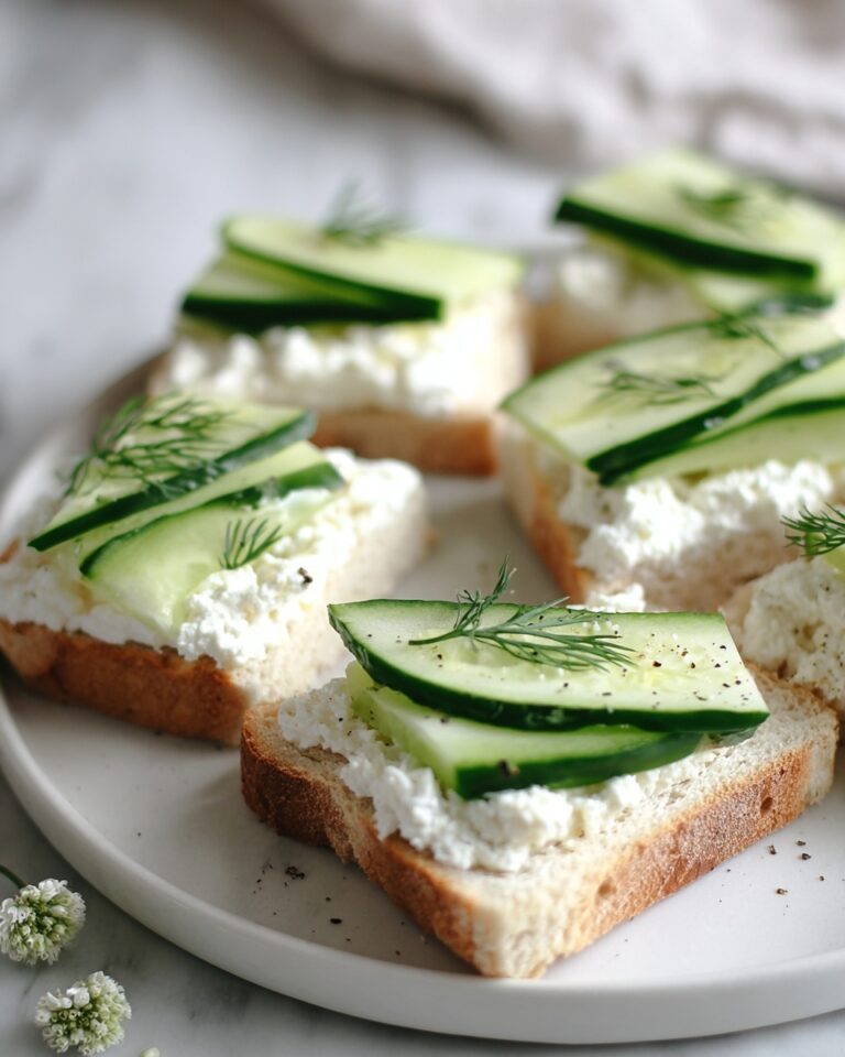 Easy Cucumber Tea Sandwiches Recipe