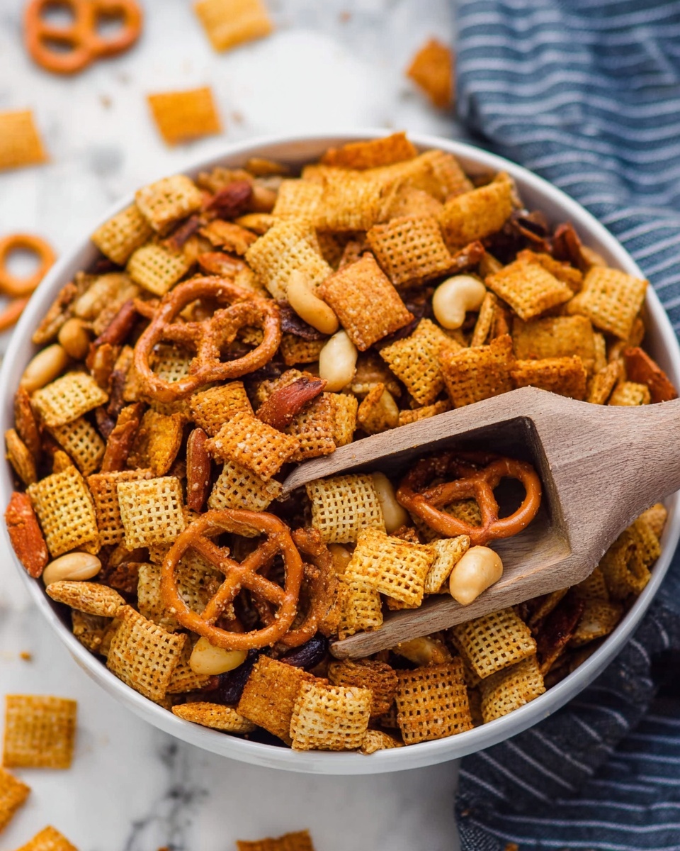Classic Slow Cooker Chex Mix Recipe - Recipe Image