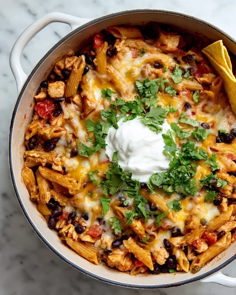 Cheesy Chicken Taco Pasta One-Pot Delight Recipe