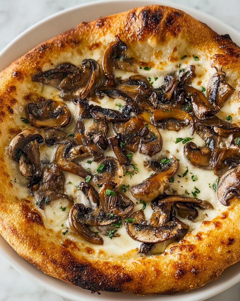 Savory Caramelized Wild Mushroom Pizza Recipe
