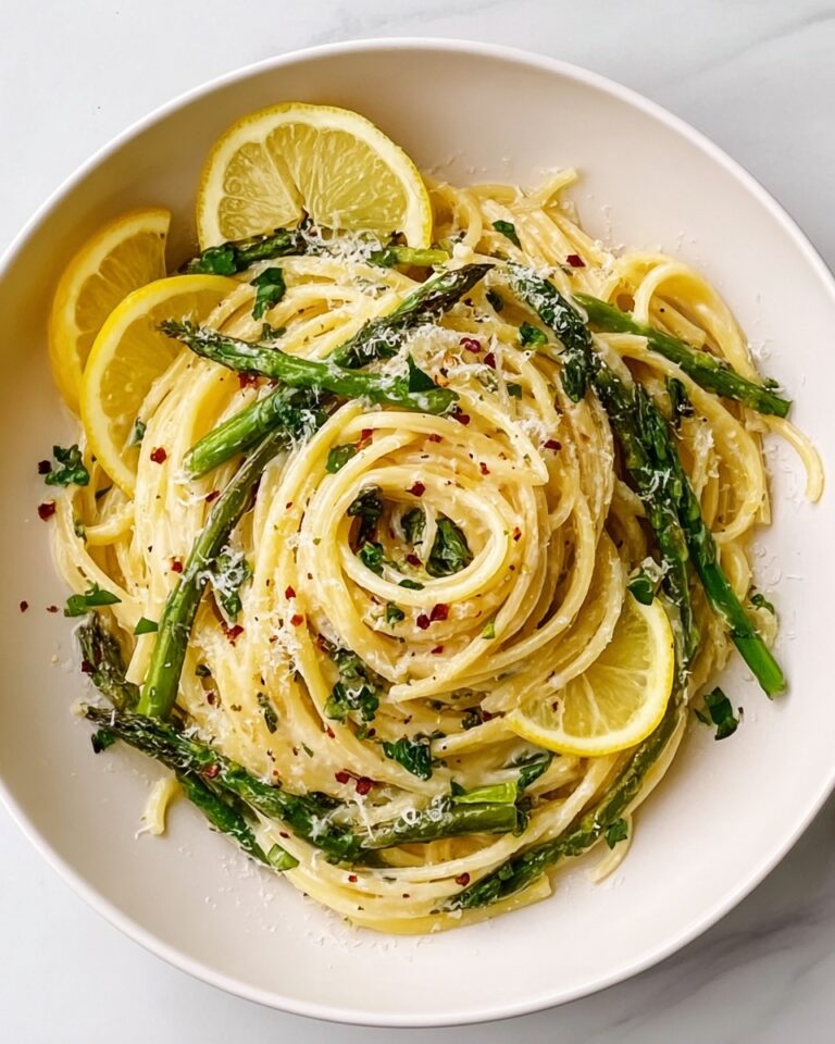 Fresh Lemony Asparagus Pasta Recipe