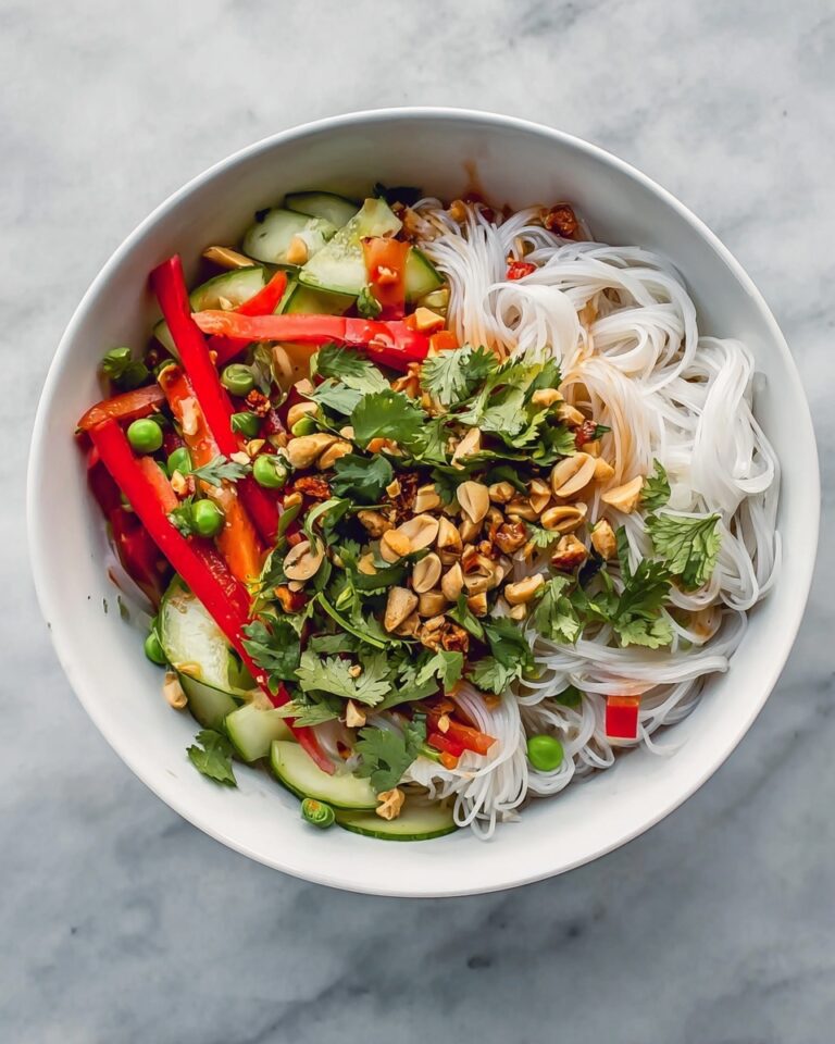 Fresh Thai Inspired Noodle Salad Recipe