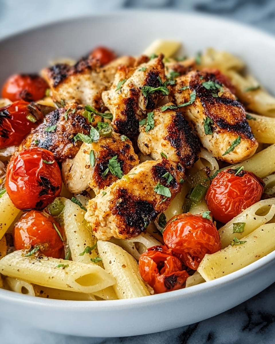 Bruschetta Chicken Pasta Recipe - Recipe Image