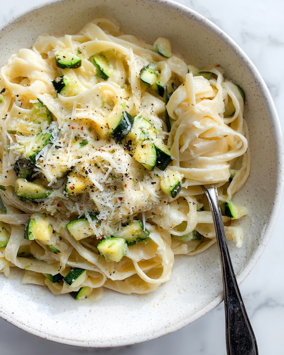 Simple Fresh Zucchini Pasta Sauce Recipe - Recipe Image