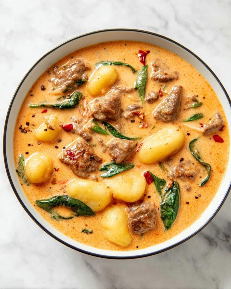 Creamy Italian Sausage Gnocchi Soup Recipe