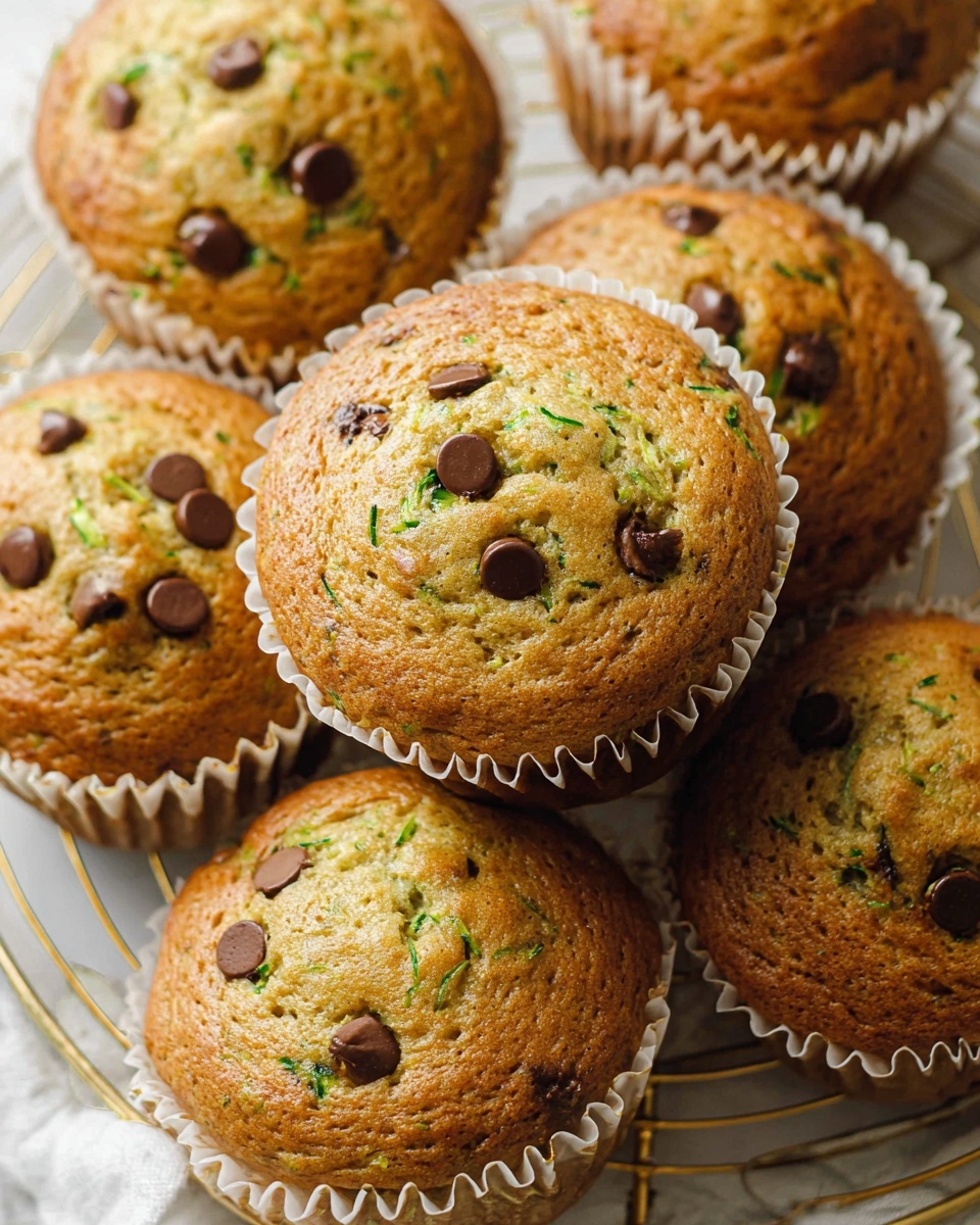 Zucchini Muffins with Chocolate Chips Recipe - Recipe Image