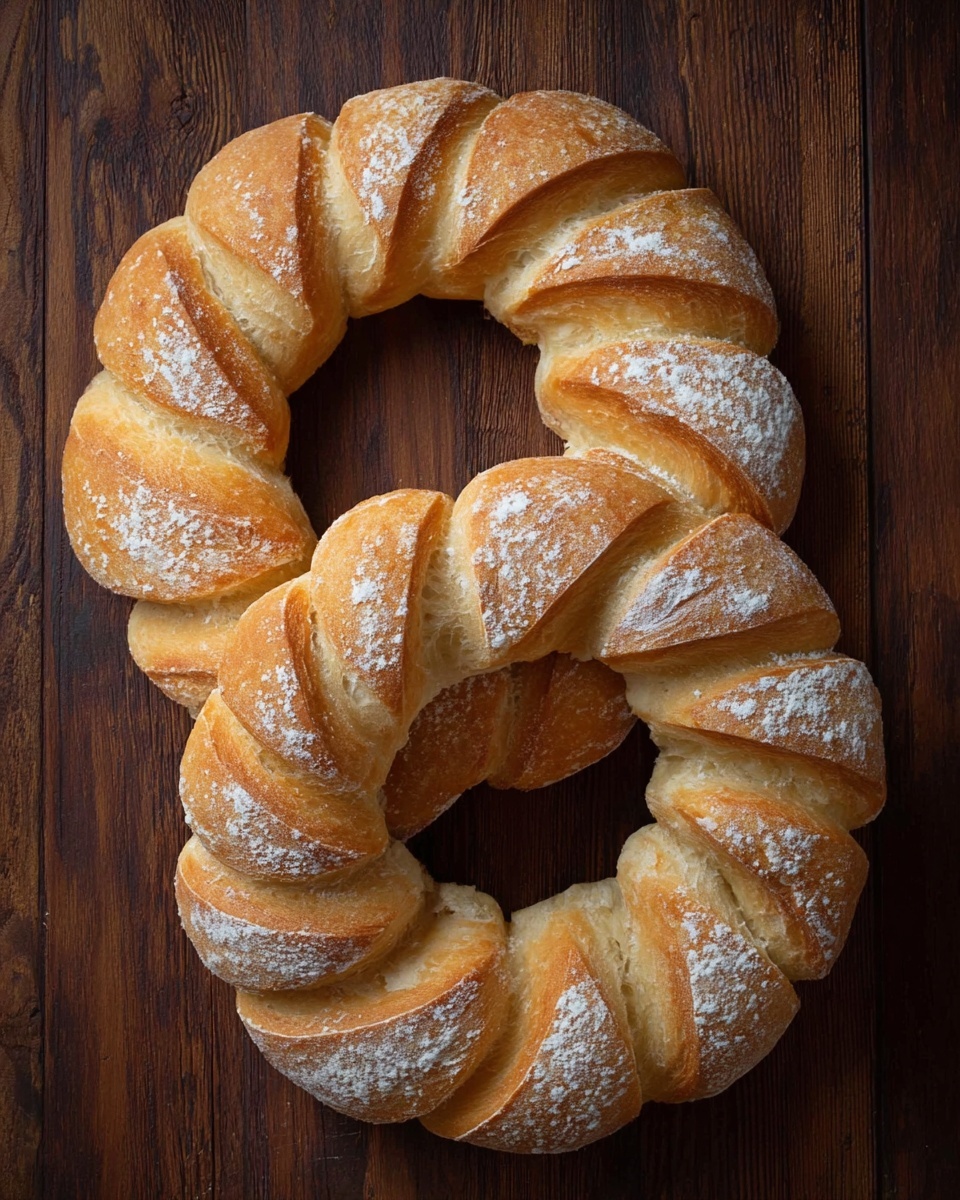 DIY Wreath Bread Recipe - Recipe Image