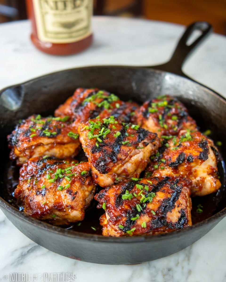 Juicy Barbecued Chicken Thighs Recipe - Recipe Image