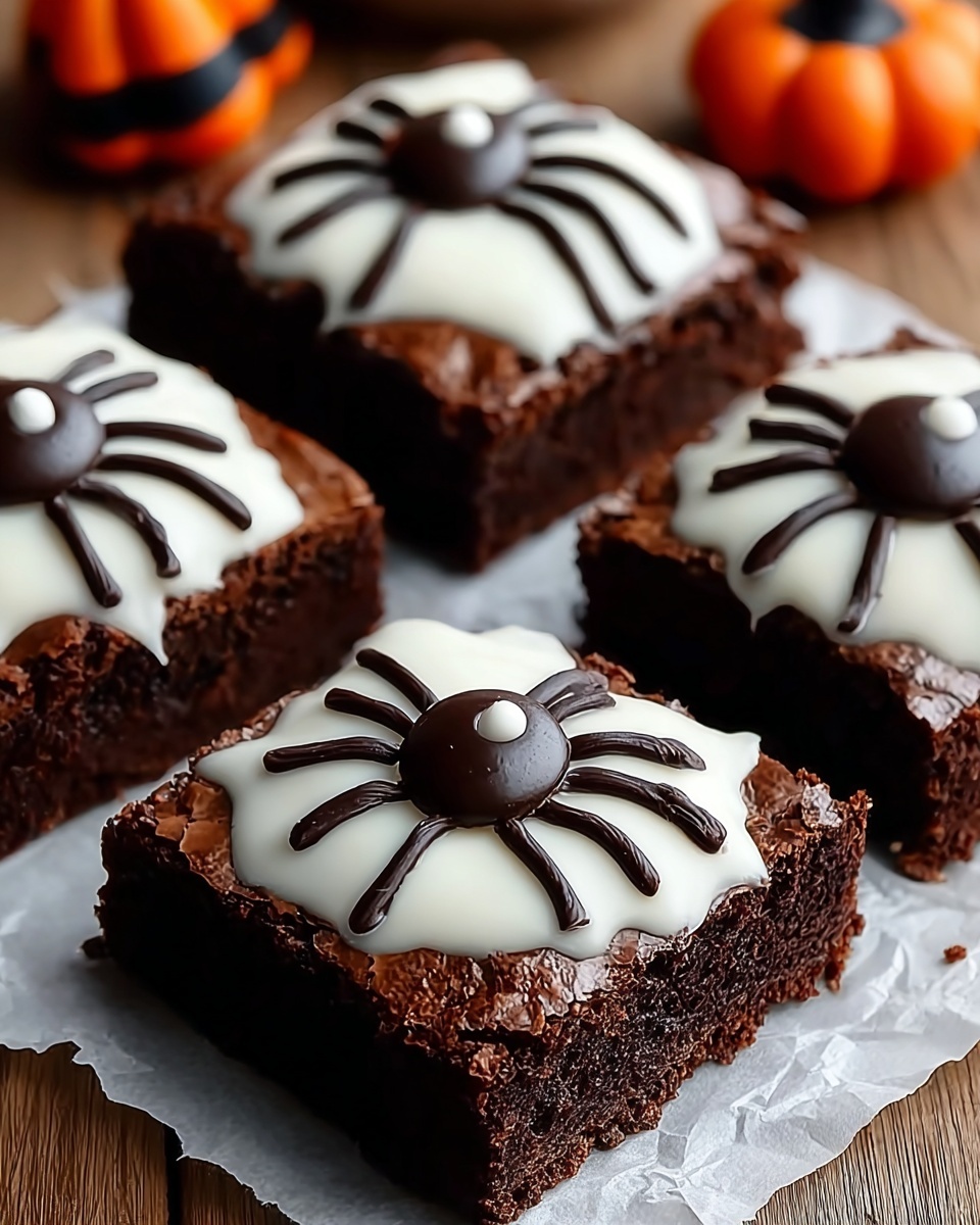 Spooky and Delicious Halloween Brownies Recipe - Recipe Image