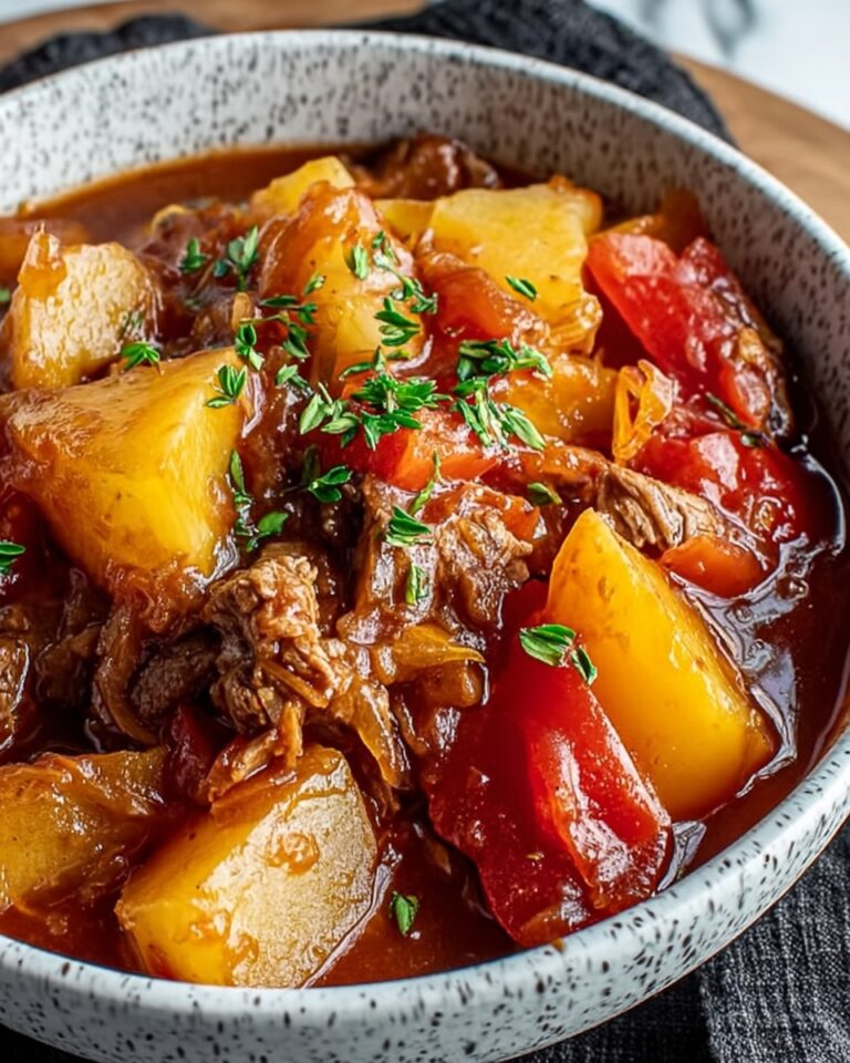 Italian Drunken Noodles with Sausage and Bell Peppers Recipe