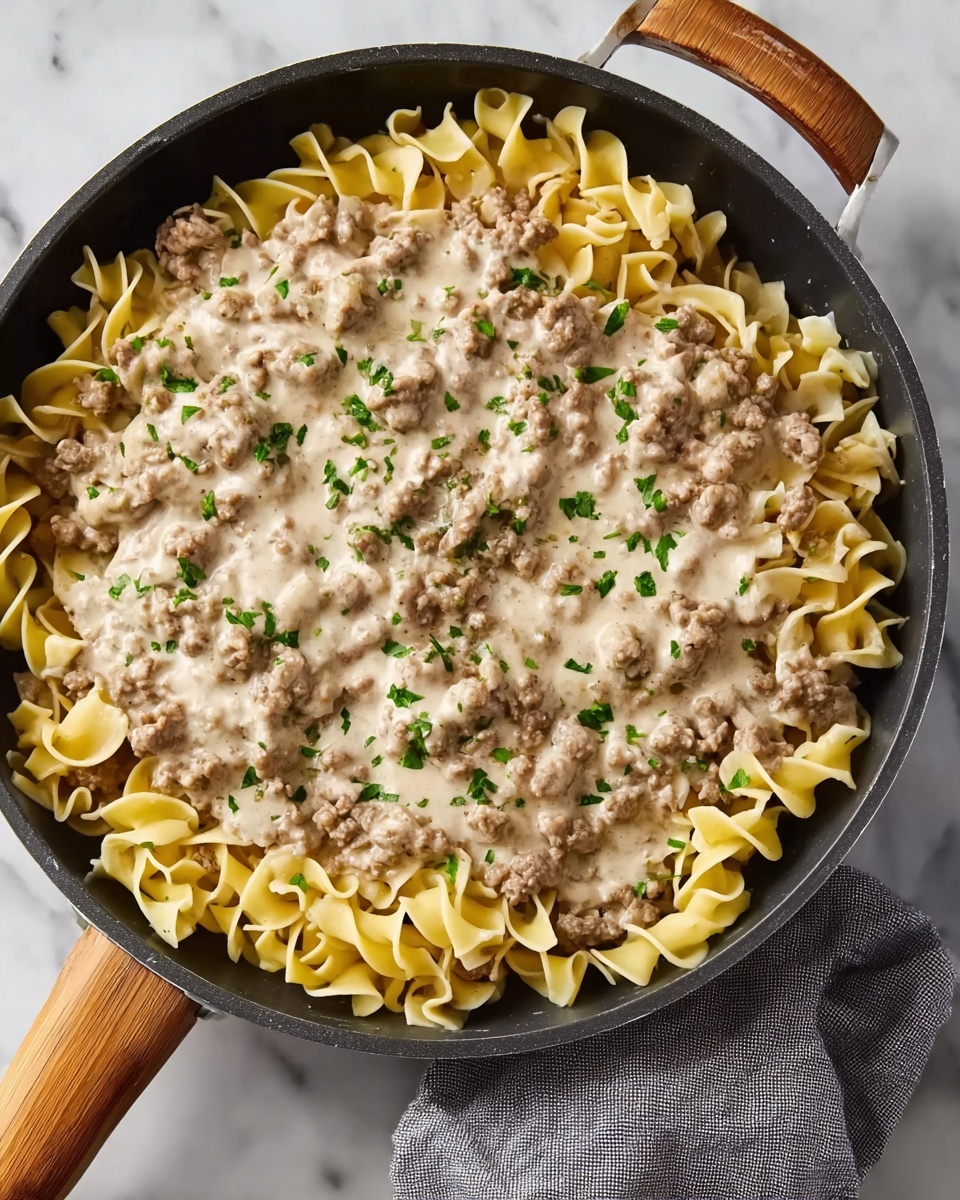 Comforting Ground Beef Stroganoff Your Whole Family Will Love Recipe - Recipe Image