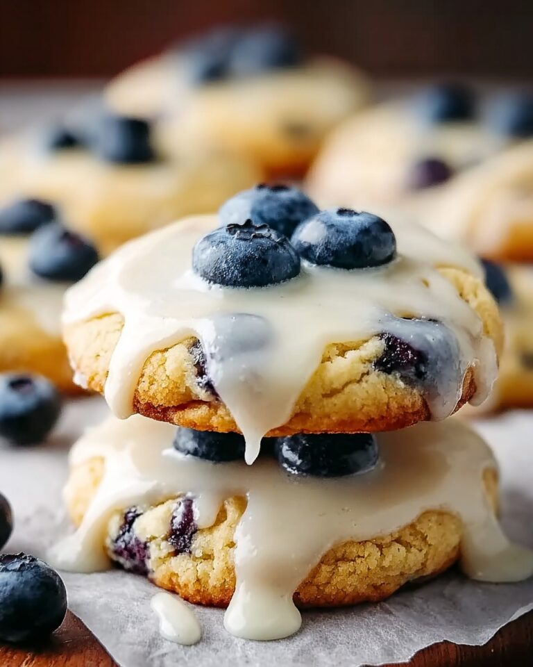 Soft & Zesty Lemon Blueberry Cookies Recipe