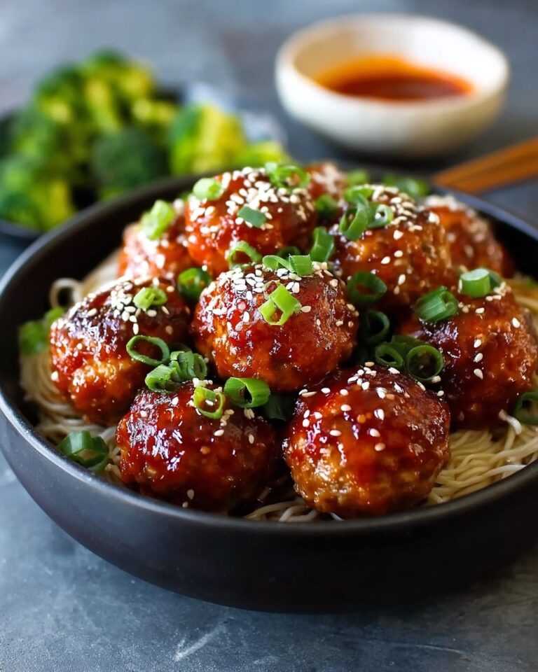 Easy Korean Meatballs with Spicy Gochujang Sauce Recipe