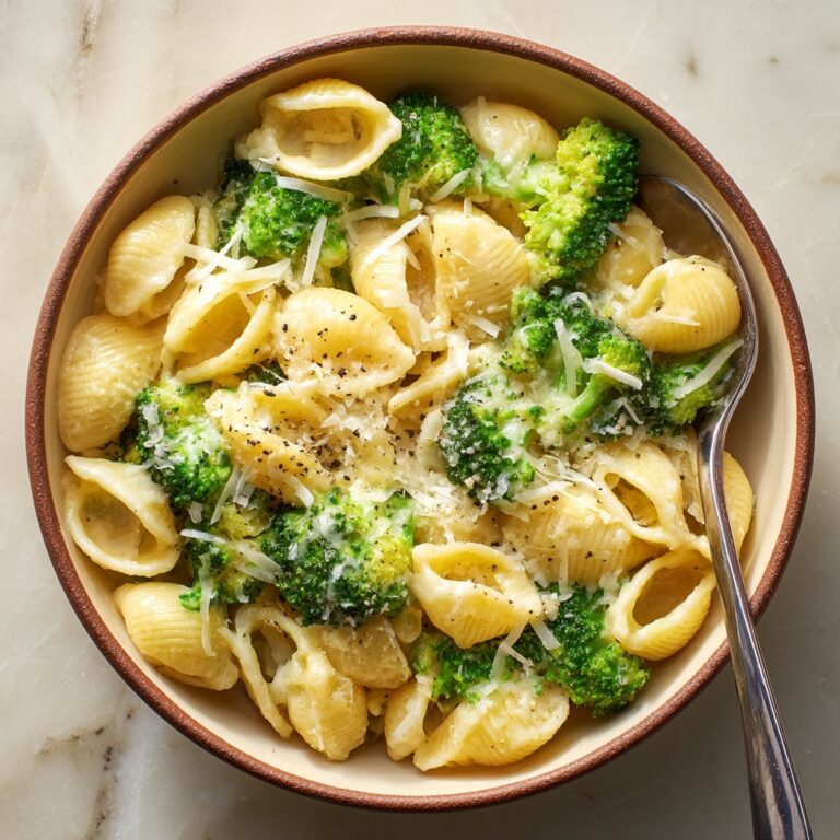 Broccoli and Cheddar Pasta Soup Recipe