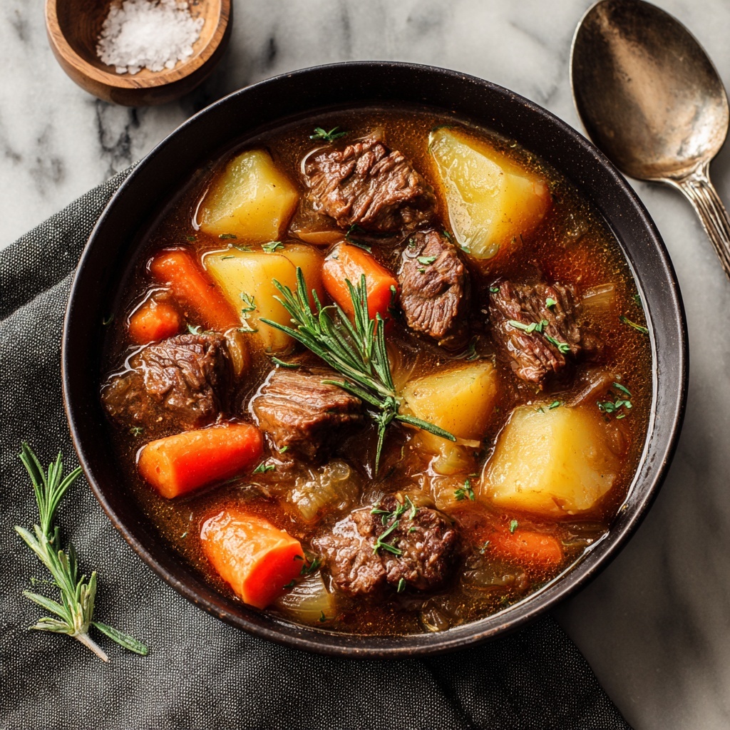 Hearty Beef Stew with Root Vegetables Recipe - Recipe Image