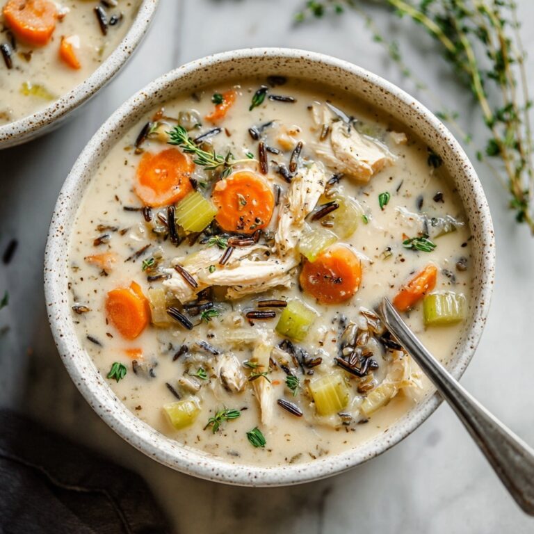 Slow Cooker Chicken & Wild Rice Soup Recipe