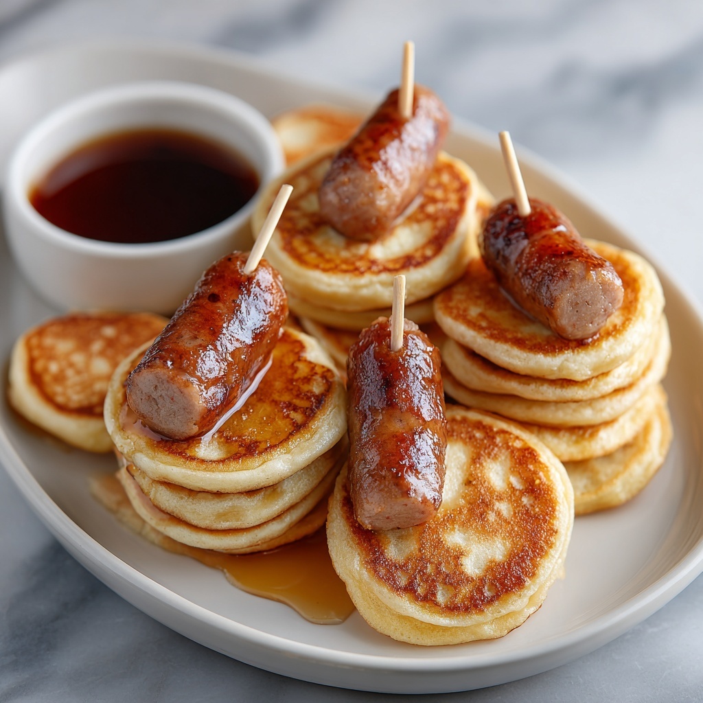 Sausage Pancake Skewers: Sweet & Savory Breakfast-on-a-Stick Recipe - Recipe Image
