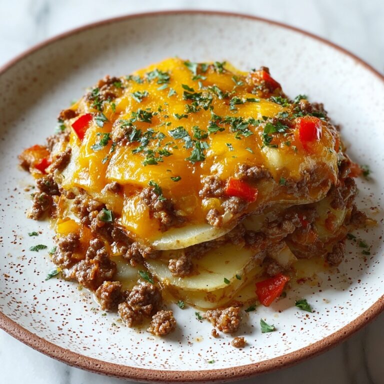 Hobo Casserole with Ground Beef and Potatoes Recipe