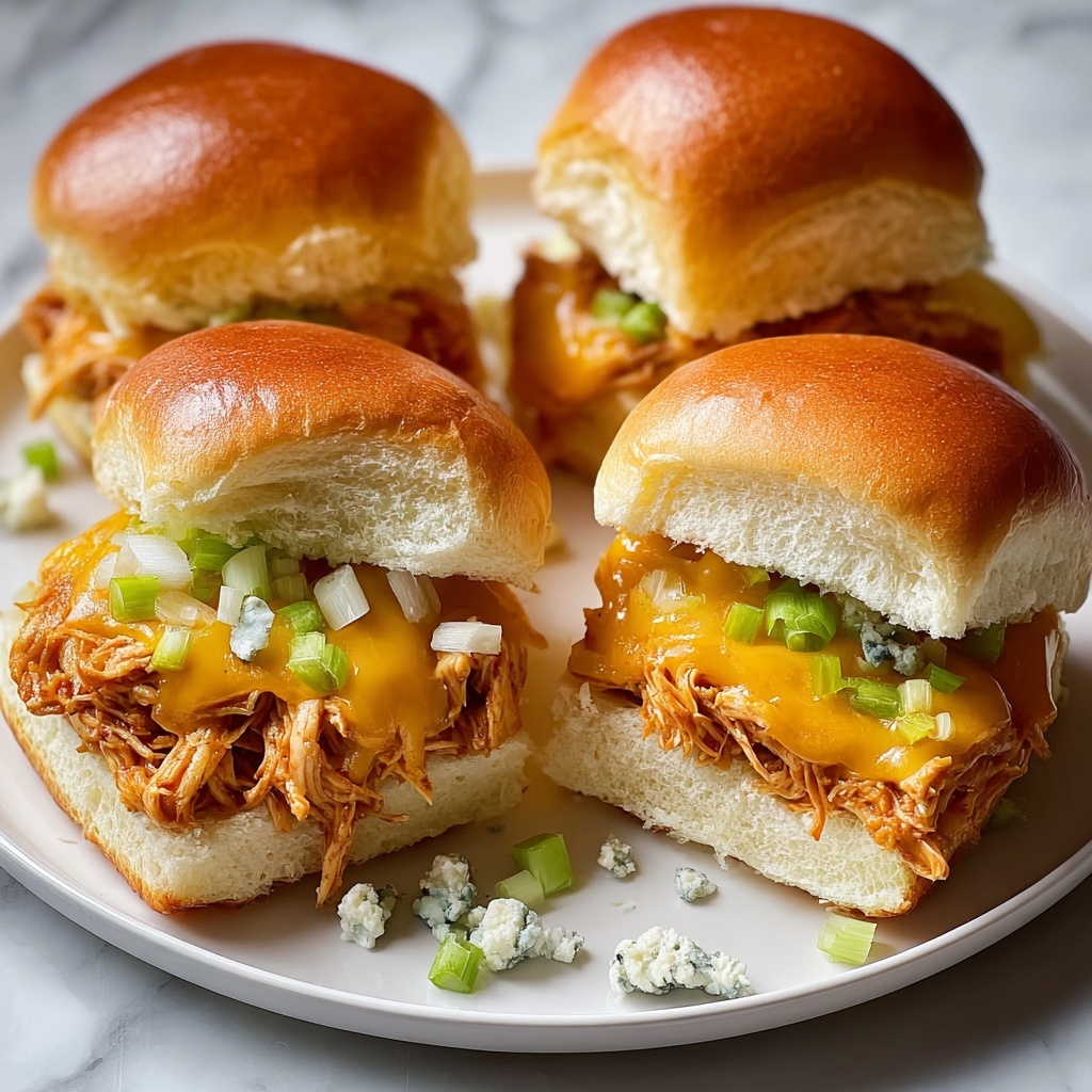 Buffalo Chicken Sliders Recipe - Recipe Image
