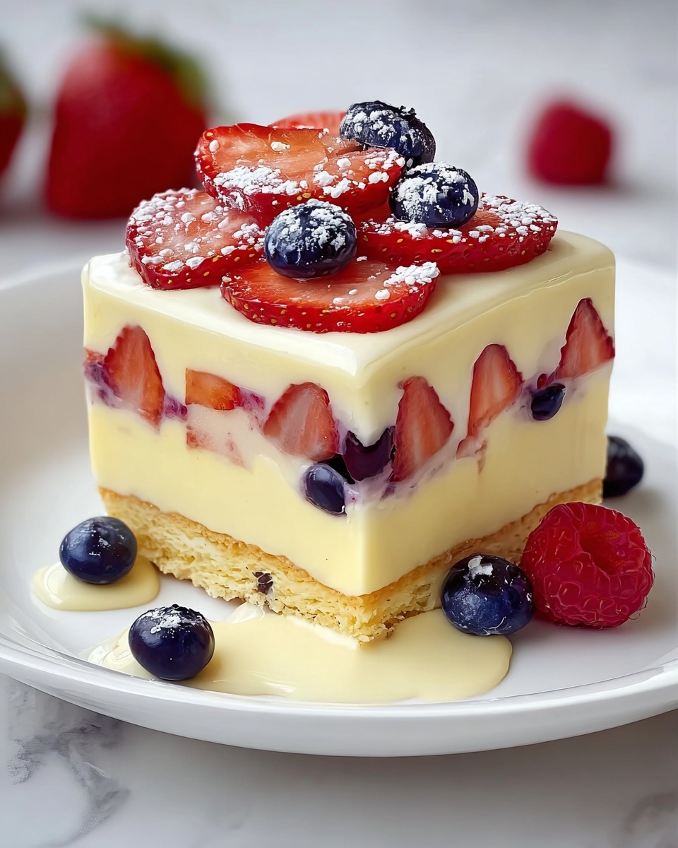 Summer Berry Bliss Icebox Delight Recipe - Recipe Image